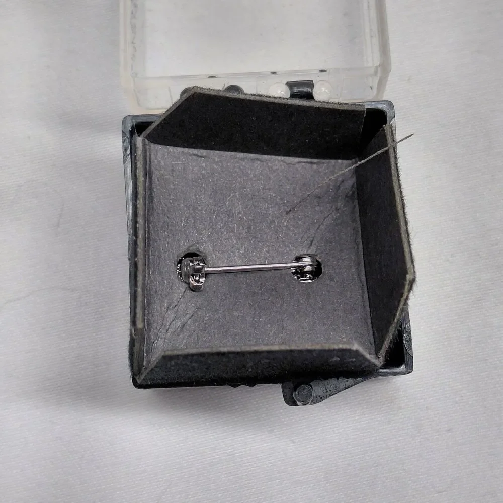 Vintage 1980s Girl Scout Cadette Silver Award Pin In Original Label Display Box